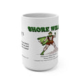"Shore Wraith" 15oz Coffee Mug with Simple Character Design