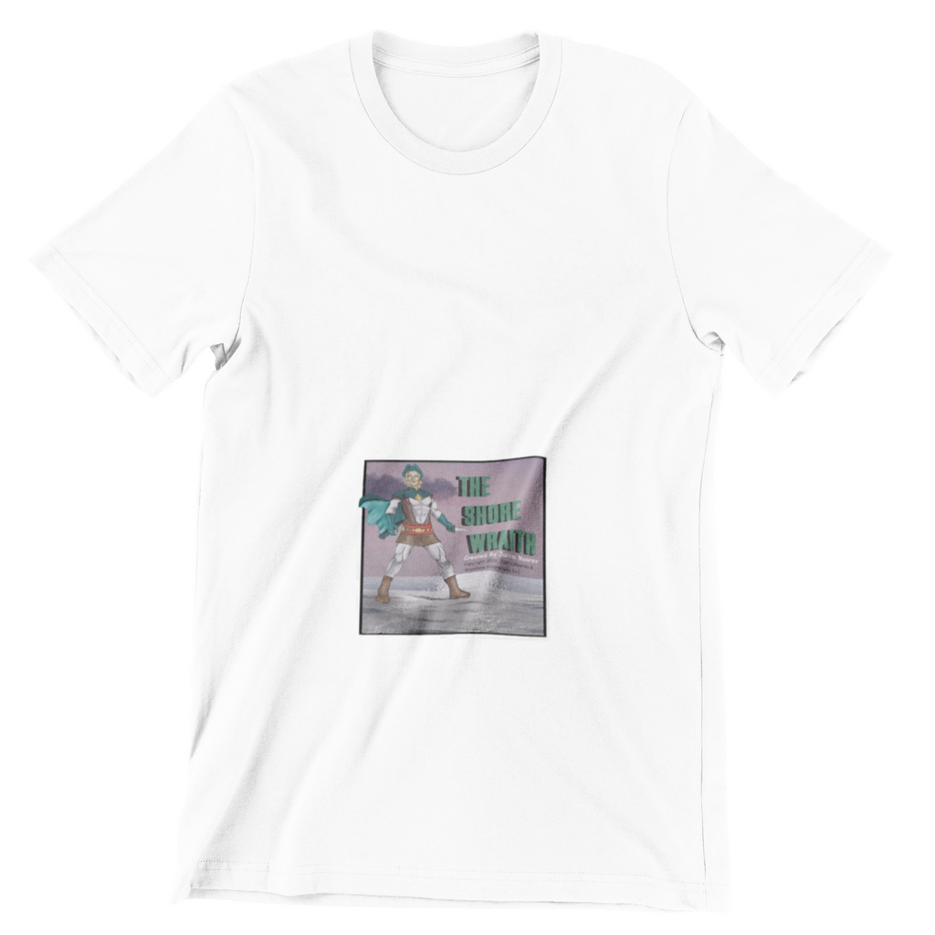 The Shore Wraith Graphic Tee — Retro Comic Superhero T-Shirt