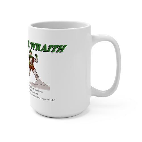 "Shore Wraith" 15oz Coffee Mug with Simple Character Design